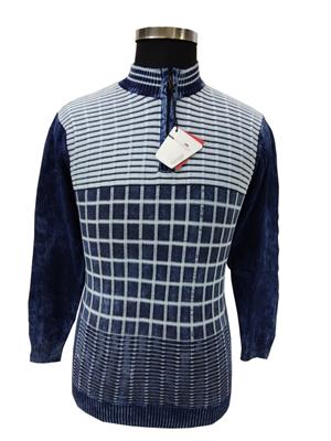 Men indigo denim t-shirt